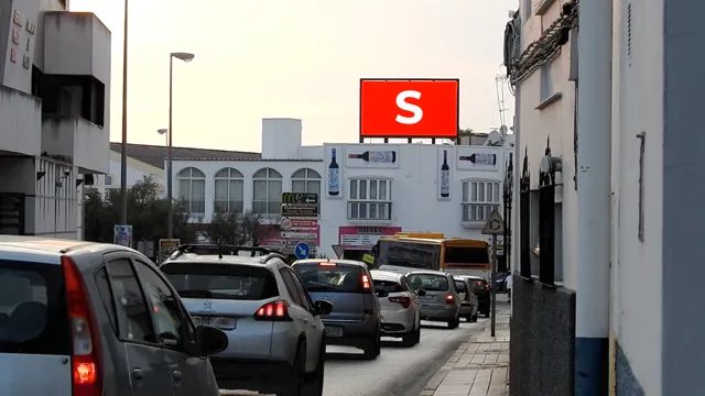 Pantalla LED Videomural en la entrada de Sanlúcar de Barrameda